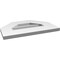 Ekena Millwork Octagonal Top Surface Mount PVC Gable Vent w/ 3-1/2"W x 1"P Standard Frame, 18"W x 12"H GVPOT18X1201SN - alternate 5